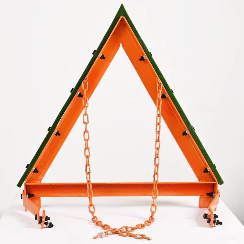 ʻO V-Plow Belt Cleaner no ka ʻōnaehana conveyor